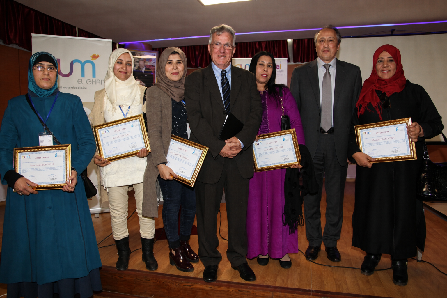 Cérémonie annuelle de remise des attestations et diplômes